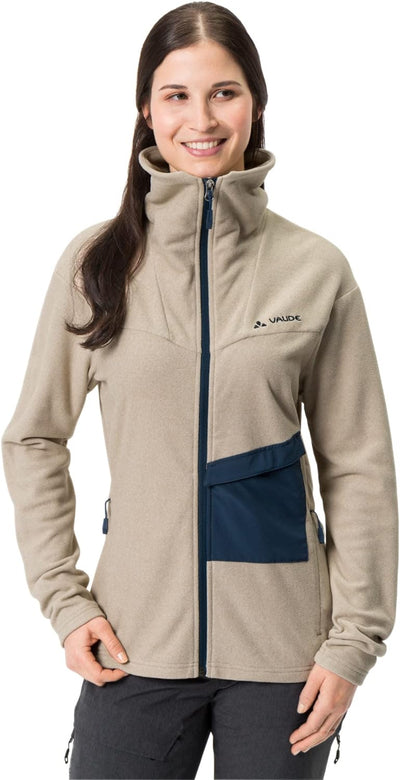 VAUDE Damen Women's Yaras Fleece Jacket Jacke 40 linen, 40 linen