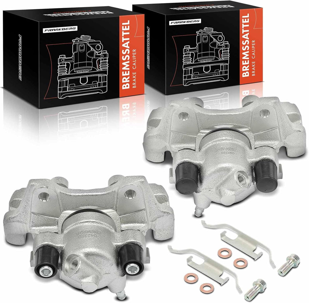 Frankberg 2x Bremssattel Bremszange Hinten Links Rechts Kompatibel mit 3er E46 2.5L 1998-2000 3er Ca