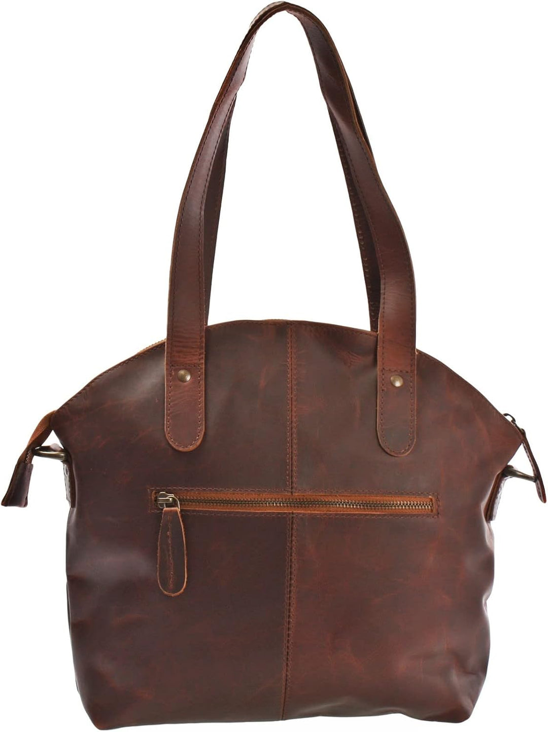 LECONI Shopper Schultertasche Damen Handtasche Ledertasche Natur Henkeltasche aus Leder Damentasche