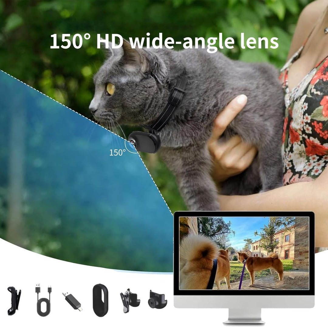 OBEST 360 Action Cam 1080P, Mini Actionkamera POV Camera Bodycam mit 0.96" Bildschirm, Magnetische M