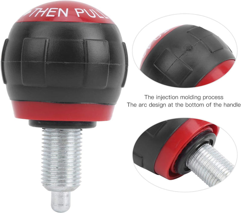 Zugstift Federstifte 5 Stück 50x45mm M16 Fitness Pop Zugstiftknopf Release Synthetischer Kartongriff