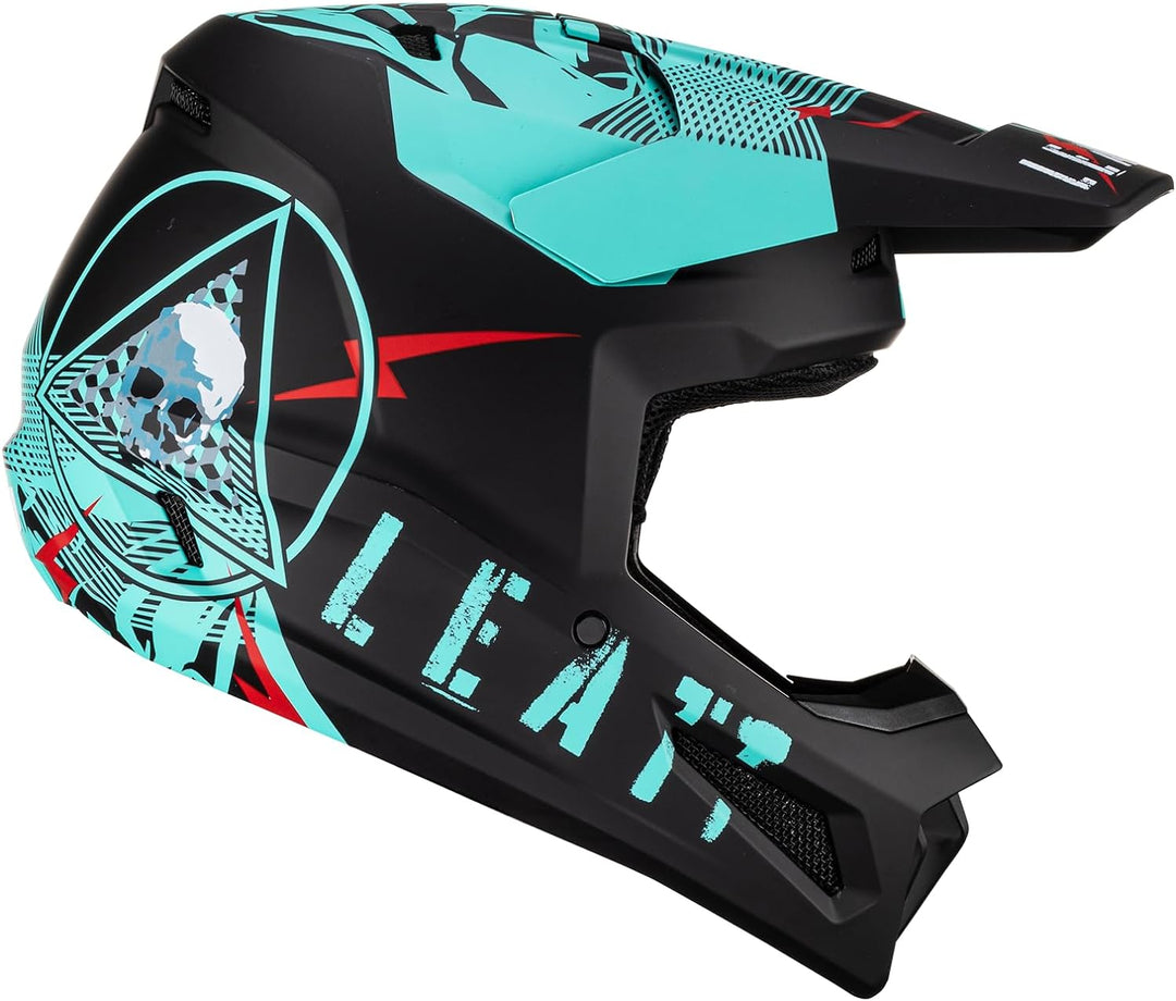 Leatt 2.5 Motocross Helm (Black Matt/Blue,XXL (63/64))