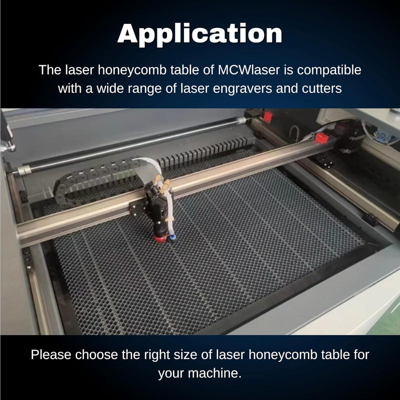 MCWlaser Laser Wabentisch 900 x 600mm Honeycomb Working Table Laser Bed Fläche für CO2-Lasergraviers