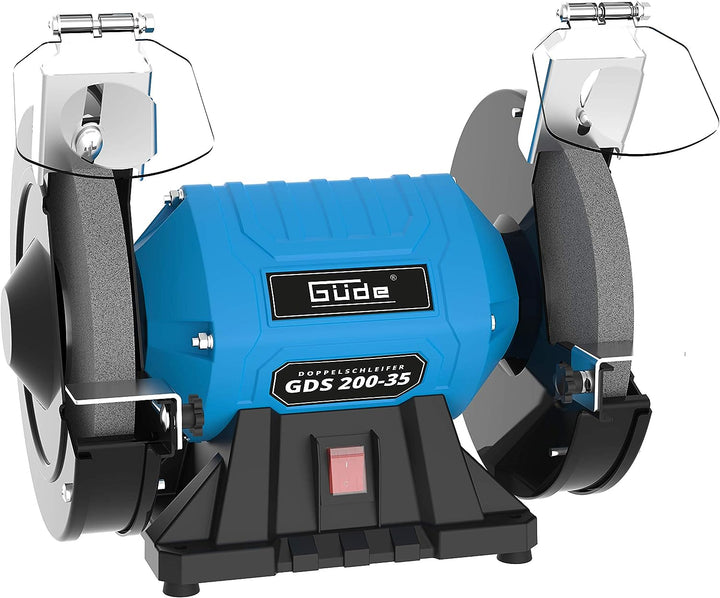 Güde Doppelschleifer GDS 200-35 (350 W, 2980 1/min Motordrehzahl, Grob- & Feinschleifscheibe 36|60 K