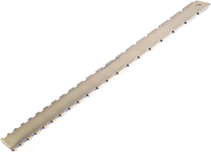 Gitarrenhals Gekerbtes Straight Edge Guitar Gitarrenbauer Werkzeug 24,75 Gekerbte Griffbrett Dual Sc