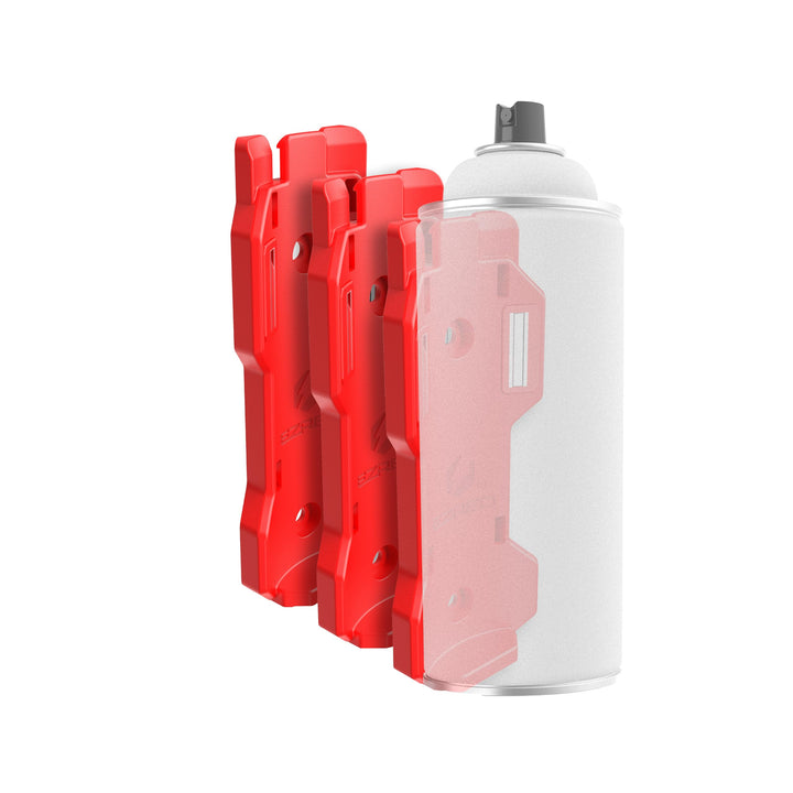 EZRED Magnetischer Sprühdosenhalter, 3 Stück, flexibel, nicht beschädigender Polymer-Deckelhalter, R