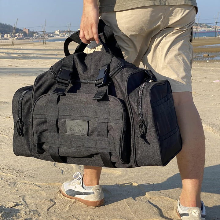 Duffle Bag Gymnastiktasche Reise- Wander- & Trekking-Sporttasche Jagd- & Angeltasche 43L Hochwertig