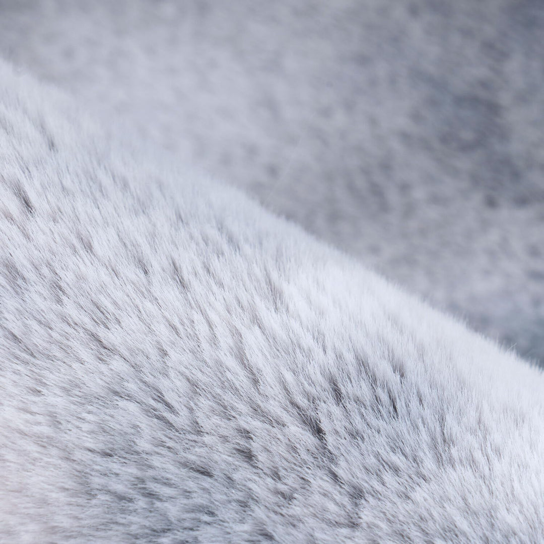 carpet city Teppich Hochflor Wohnzimmer - Einfarbig Grau-Silber 200x290 cm Rechteckig - Weicher Wohn