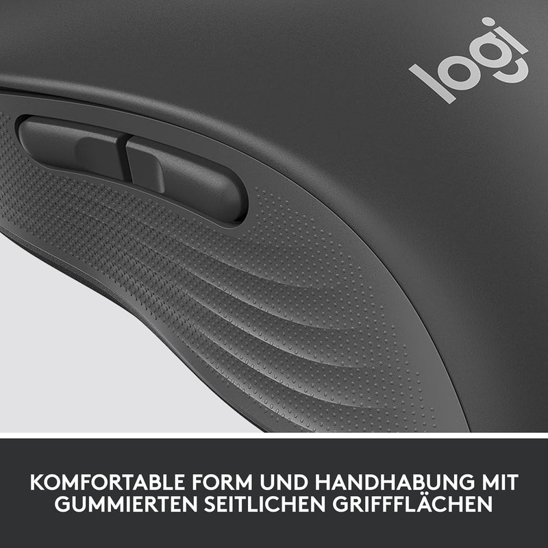 Logitech Signature M650 Kabellose Maus - für kleine bis mittelgrosse Hände, 2-Jahres-Batterie, Leise