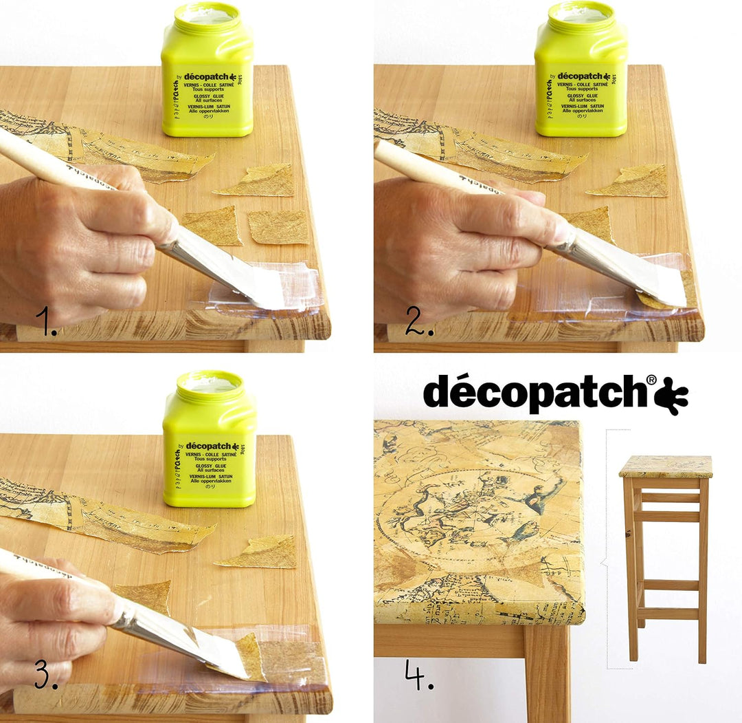 Décopatch Papier No. 770 Packung mit 20 Blätter (englische Zeitung, 395 x 298 mm, ideal für Ihre Pap