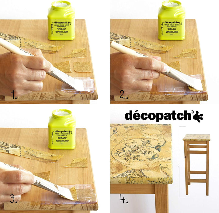 Décopatch Papier No. 770 Packung mit 20 Blätter (englische Zeitung, 395 x 298 mm, ideal für Ihre Pap