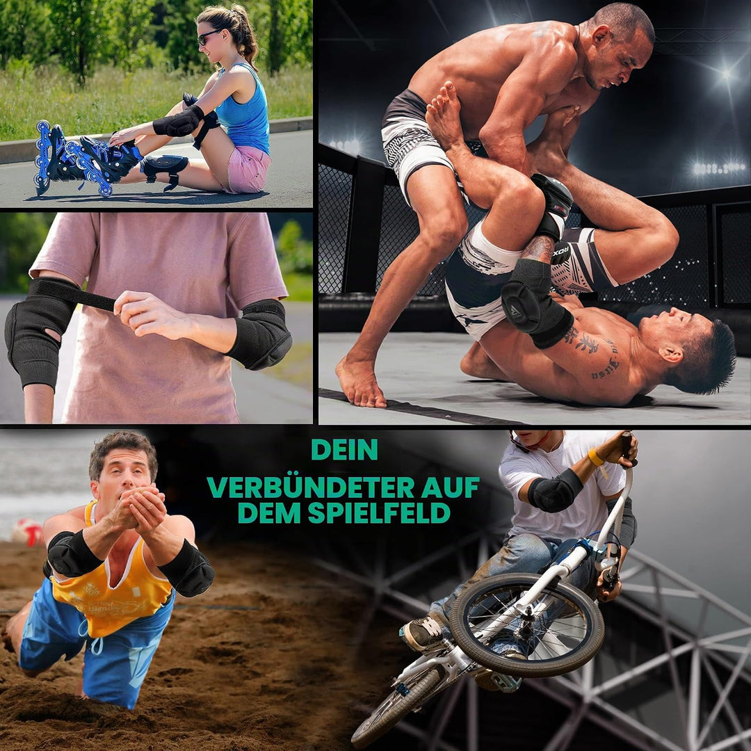 RDX Ellbogenschoner Kampfsport, Ellenbogenschutz MMA Muay Thai, Ellenbogenschützer Thaiboxen Ellboge