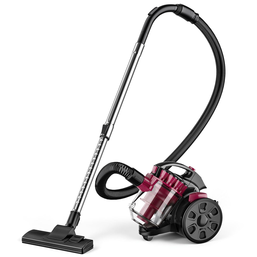 Staubsauger Ohne Beutel 2600W Kraftvoll, Bodenstaubsauger Beutellos Mit 21kPa Saugkraft, 1,5L Staubb