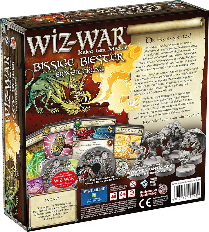Heidelberger Spieleverlag HE766 - Wiz-War Bissige Biester - Erweiterung