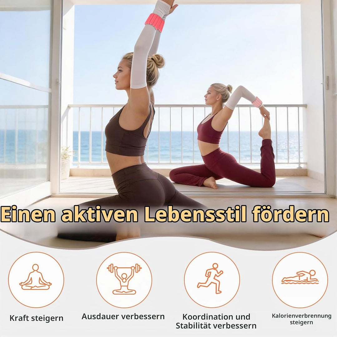Abahub Magnetische Gewichte Hand Fuss Wrist Ankle Weights Handgelenk Gewichte für Beine und Arme Set