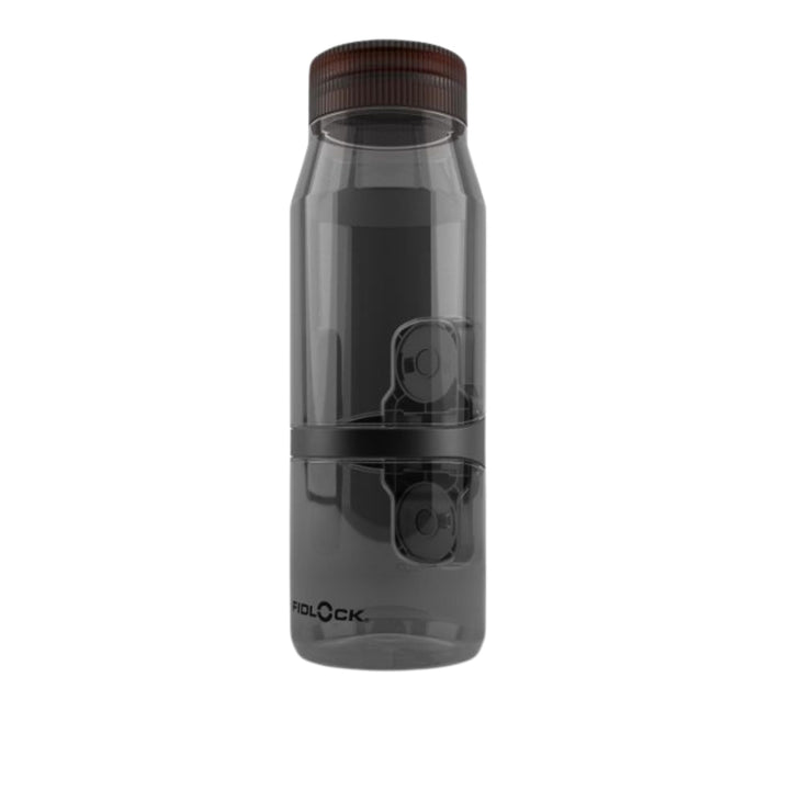Fidlock Trinkflasche mit Connector TWIST single bottle 800 transparent black Flasche Schwarz Transpa