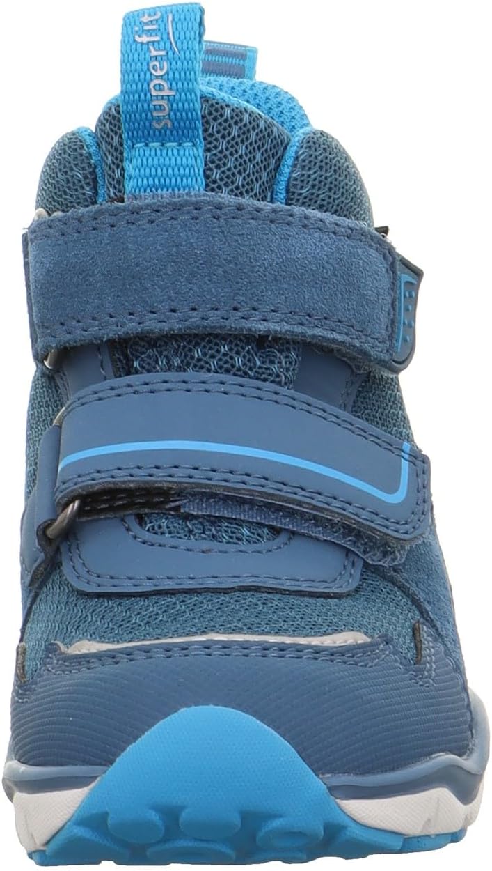Superfit Jungen Sport5 Sneaker 24 EU Weit Blau Türkis 8060, 24 EU Weit Blau Türkis 8060