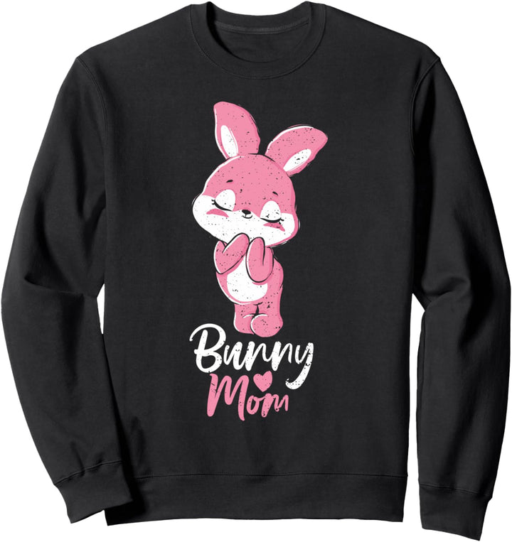 Kaninchen: Bunny Mom - Mutter Sprüche Sweatshirt