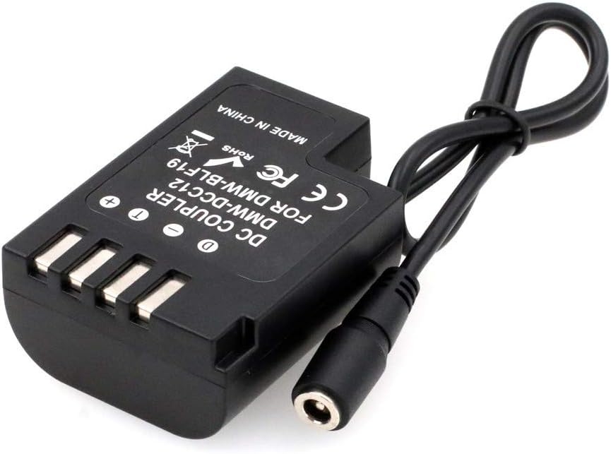 HangTon DMW DCC12 Dummy-Akku-Netzteil für die Lumix DMC GH3 GH4 GH5-Kamera von Panasonic
