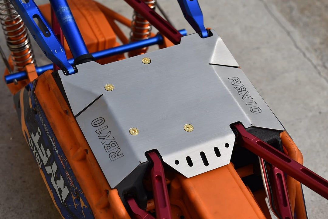 GPM Axial 1/10 RBX10 Ryft 4WD Rock Bouncer AXI03005 Tuning Teile Stainless Steel Chassis Protection