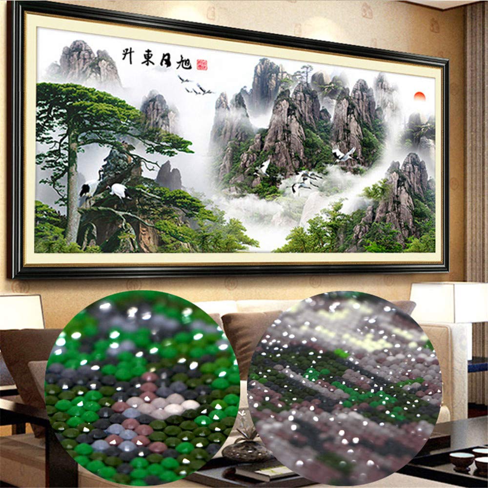 RAILONCH 5d Diamant Painting Kit Full Malerei DIY Handgemachtes Klebebild mit Digitale Sets Kreuzsti