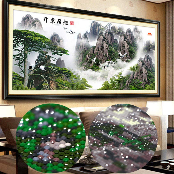 RAILONCH 5d Diamant Painting Kit Full Malerei DIY Handgemachtes Klebebild mit Digitale Sets Kreuzsti