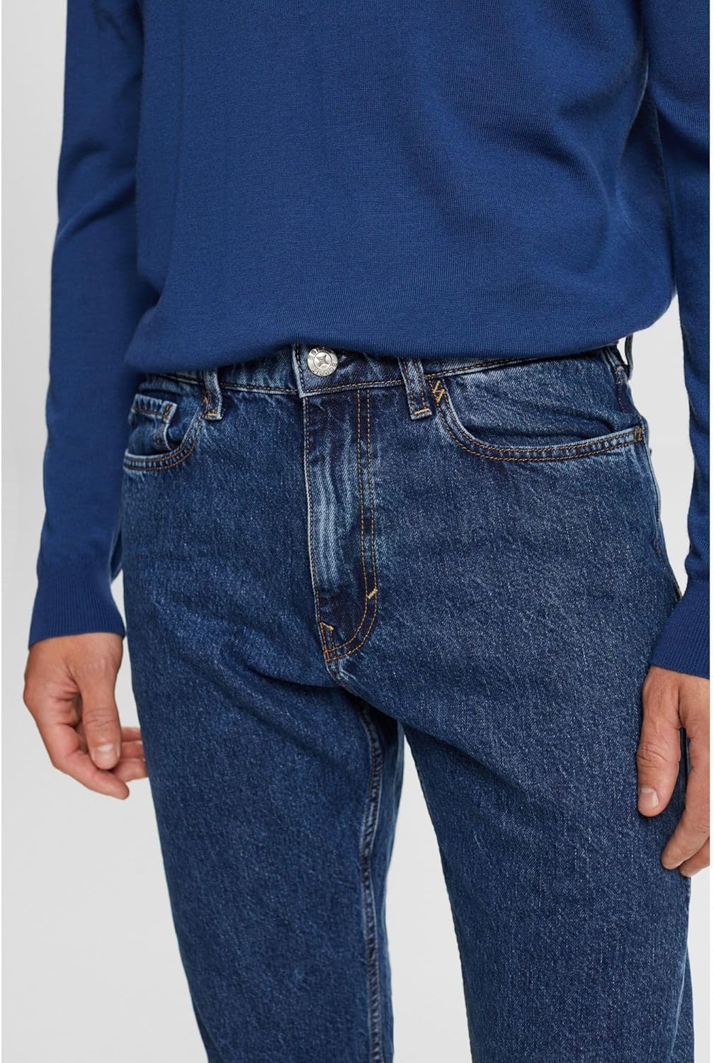ESPRIT Herren Jeans 29W / 32L 902/Blue Medium Wash, 29W / 32L 902/Blue Medium Wash