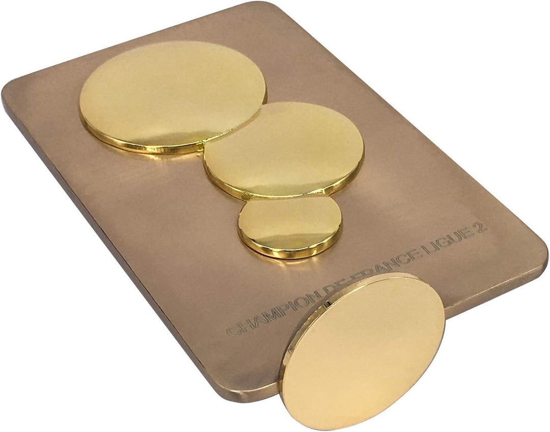 LFP Trophäe Champion de France/Ligue 2 BKT auf Sockel (150 mm) abnehmbar mit Magnet