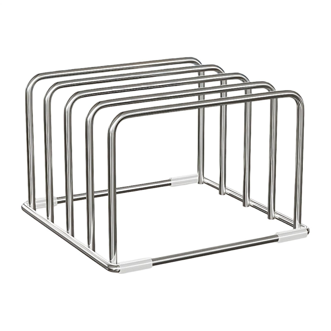 Generisch Cutting Board Stand, Stainless Steel Organizer, Kitchen Rack