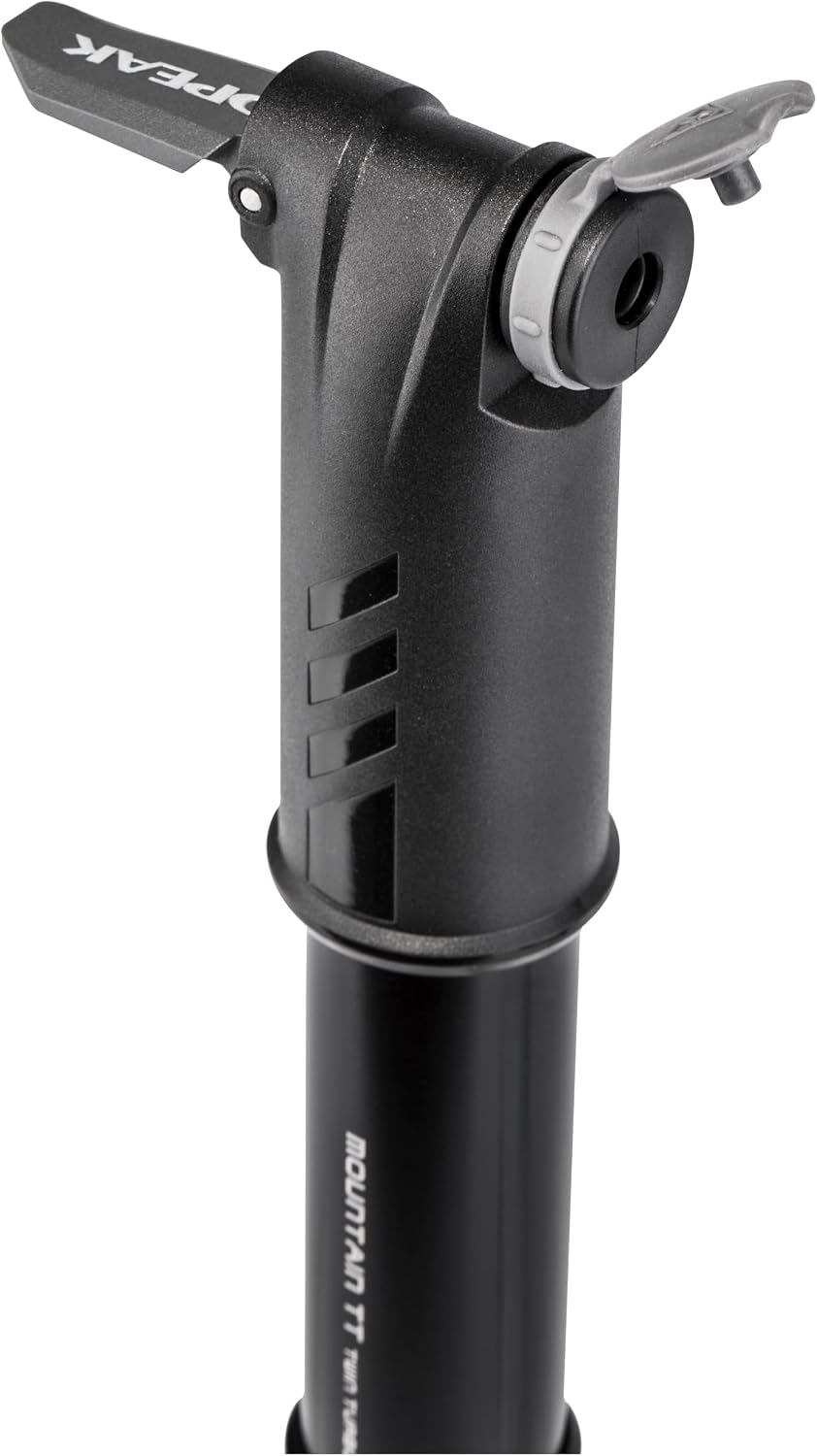 TOPEAK Mountain TT Twin Turbo Minipumpe TMTT-1, Black, L
