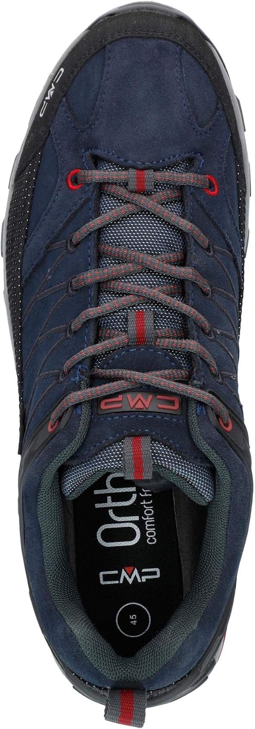 CMP Herren Rigel Low Shoes Wp Trekking-& Wanderhalbschuhe 39 EU Asphalt Syrah Dark, 39 EU Asphalt Sy