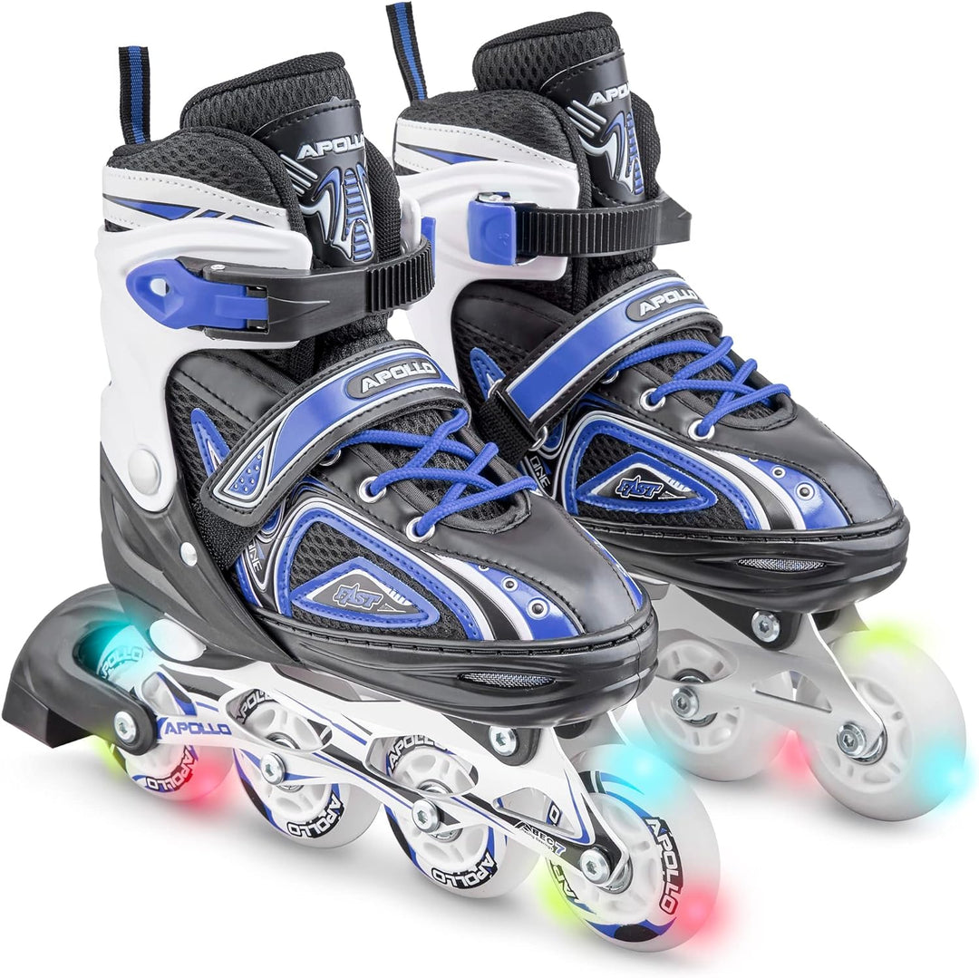 Apollo Super Blades, grössenverstellbare Inline Skates für Damen und Kinder, Inliner für Erwachsene,