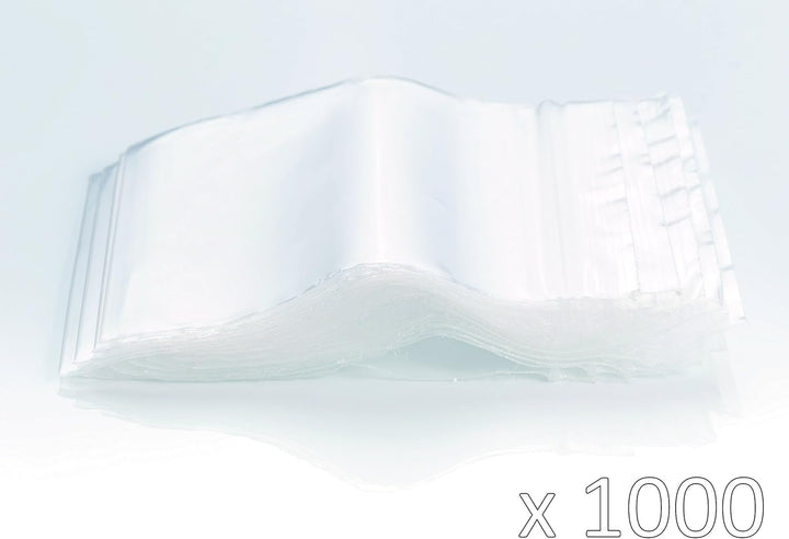 Druckverschlussbeutel - 1000 Stück (10 x 100 Beutel) - Stärke 50µ - Hohe Qualität - 160mm x 220mm -