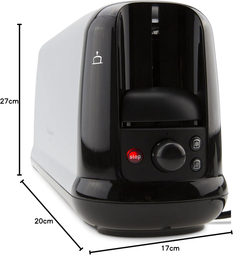 MOULINEX LS260800 Subito Toaster - Edelstahl und Schwarz