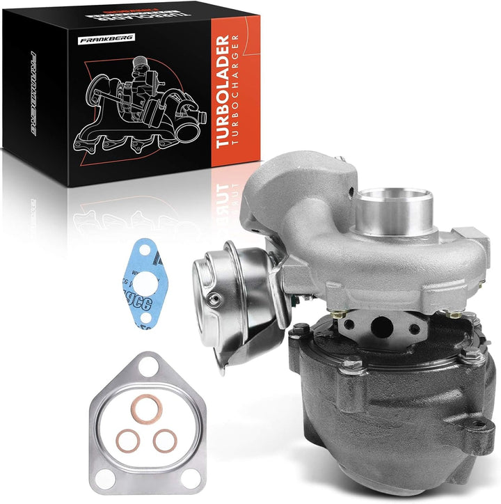 Frankberg Turbolader Kompatibel mit 3er E46 320d 320Cd 320td 2001-2007 X3 E83 2.0 D 2004-2010 Replac
