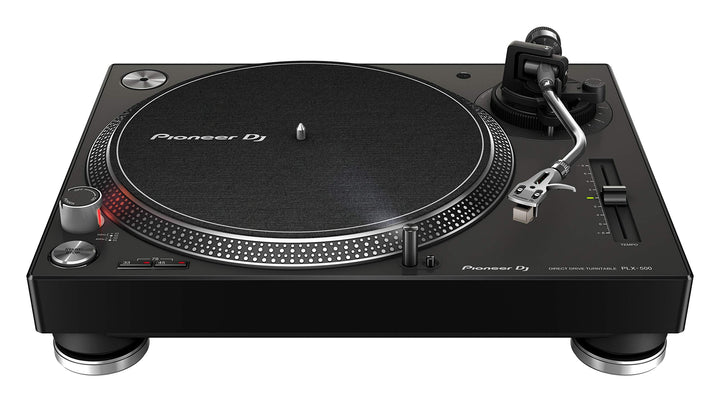 Pioneer DJ PLX-500-K DJ-Plattenspieler mit Direktantrieb, schwarz Black Single, Black Single