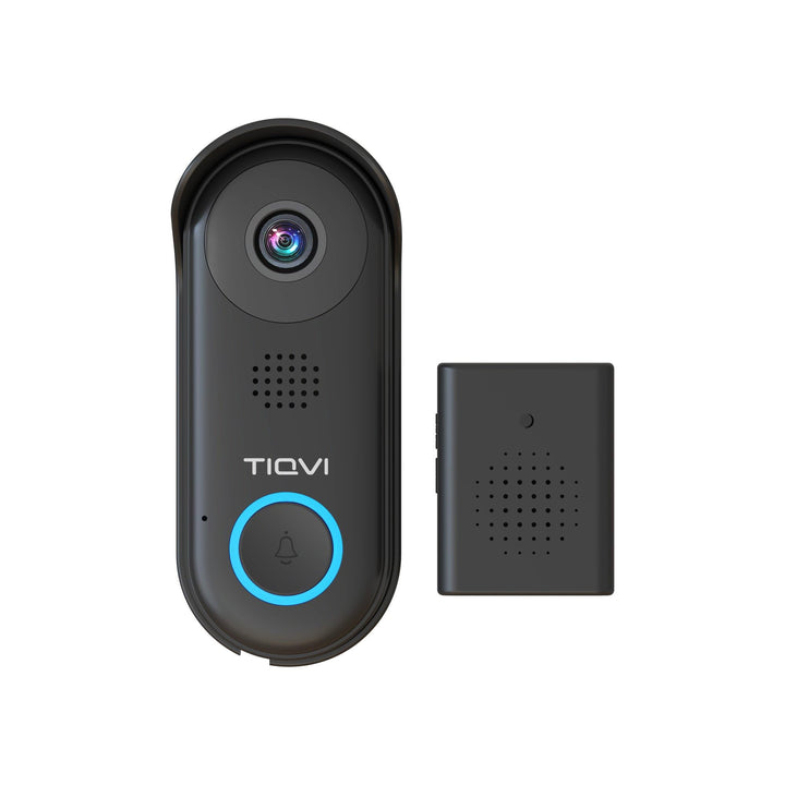 Smart Video-Türklingel, WiFi, Full HD 1080P, Bewegungsdetektion, 2-Wege-Audio, Nachtsicht, Inklusive