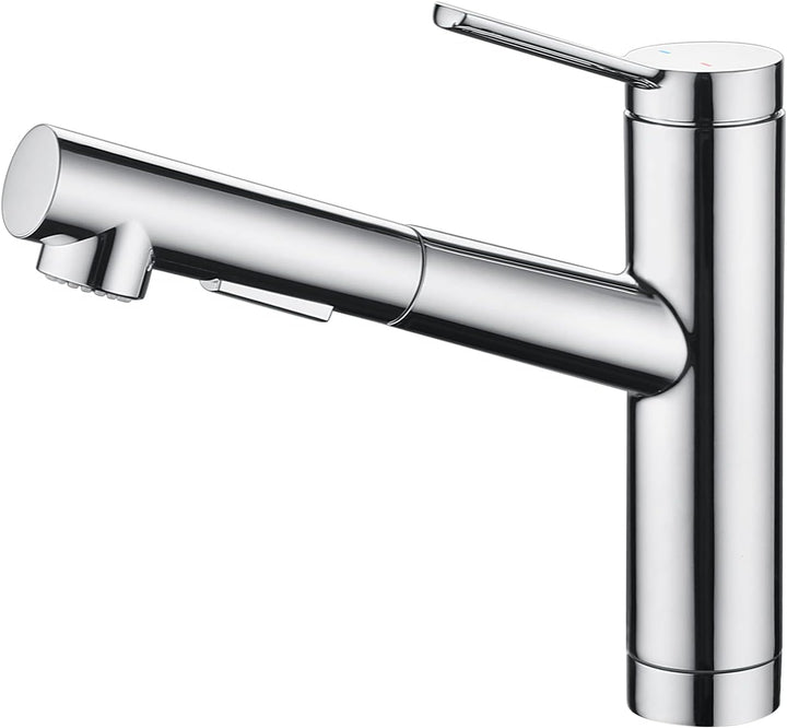 CREA Wasserhahn Küche, Küchenarmatur mit Ausziehbarer Brause, Spültischarmatur Küche mit 2 Strahlart