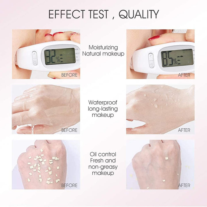 Skynest 2pcs Pore Primer, Color Correcting Facial Serum, Face Makeup Primer Base,Isolation Cream,Inv