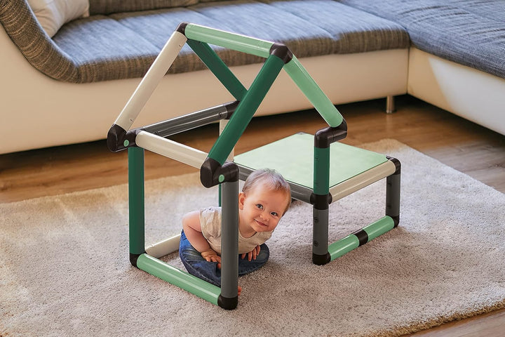 Quadro Beginner Home – modulares Klettergerüst & Lernturm für Babys und Kinder, 116 Teile, ab 6 Mona