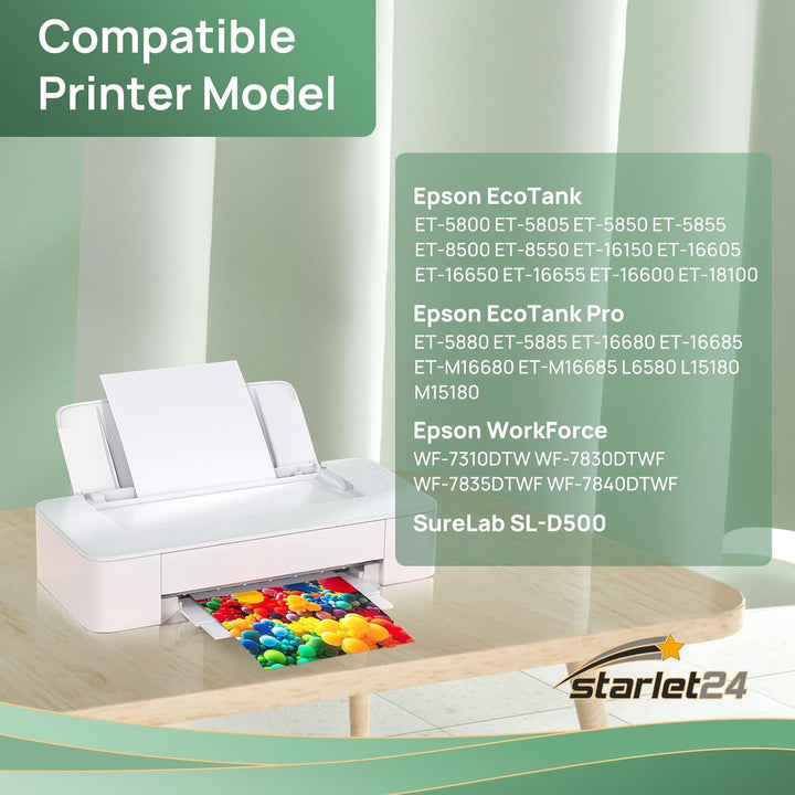 Starlet24 2X C9345 C12C934591 Wartungsbox Kompatibel für Epson C9345 für EcoTank ET-16600 ET-16650 E