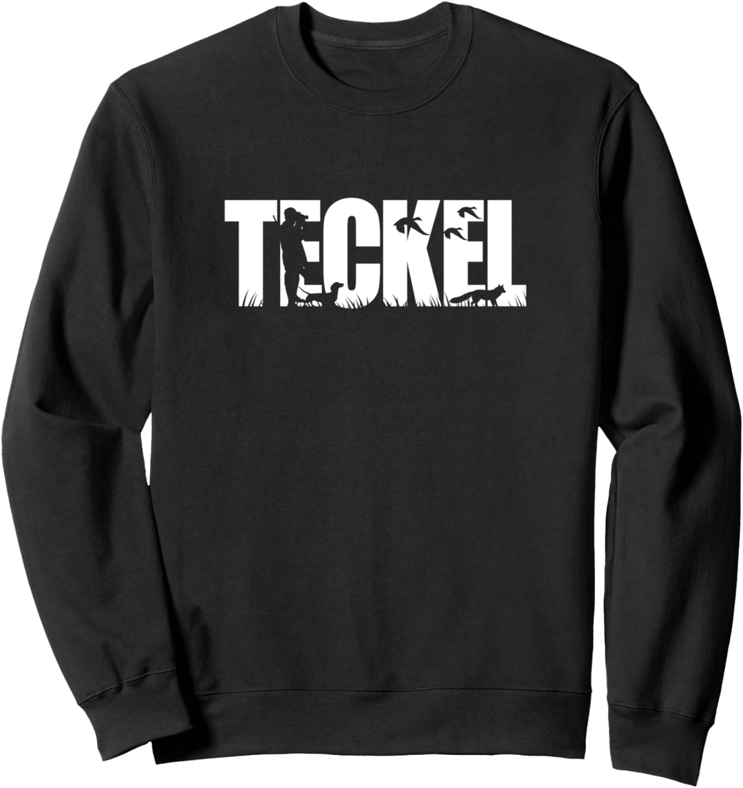 Teckel Hunde Jagdhund Jäger Jagdhunde Sweatshirt