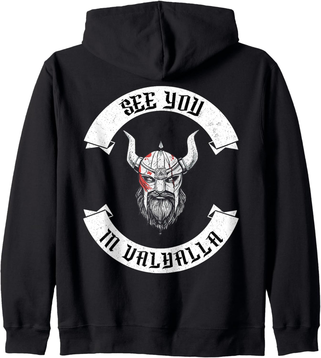 See You In Valhalla Wikinger Berserker Krieger Valhalla Kapuzenjacke