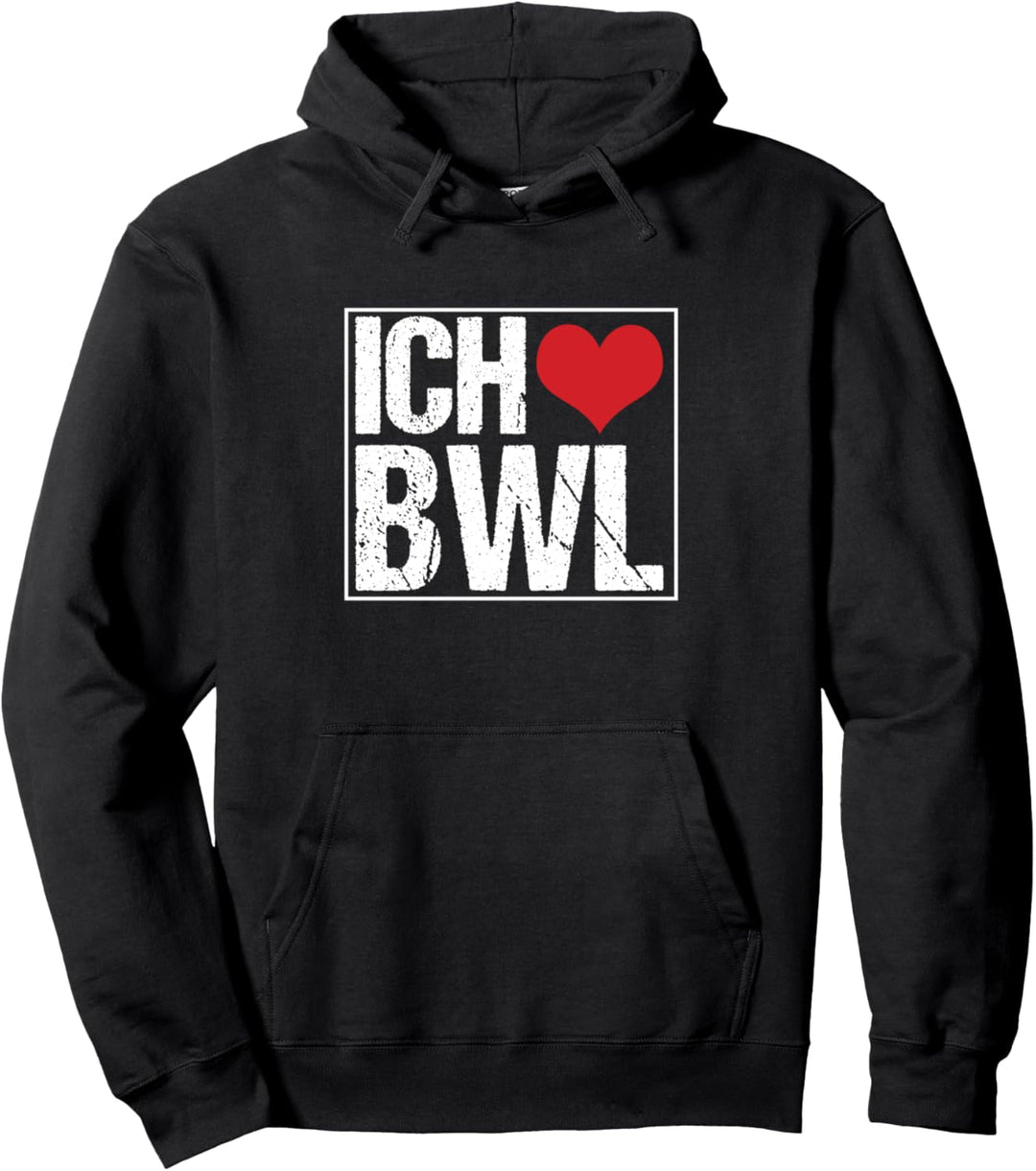 Herz Für BWL Studium Student Wirtschaft Bachelor Geschenk Pullover Hoodie