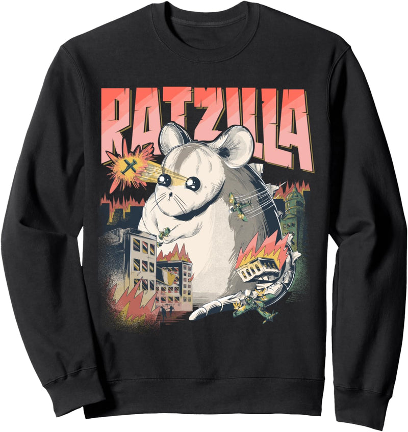 RATZILLA Süsse Ratte | Rattenbesitzer Geschenk | Farbratte Sweatshirt