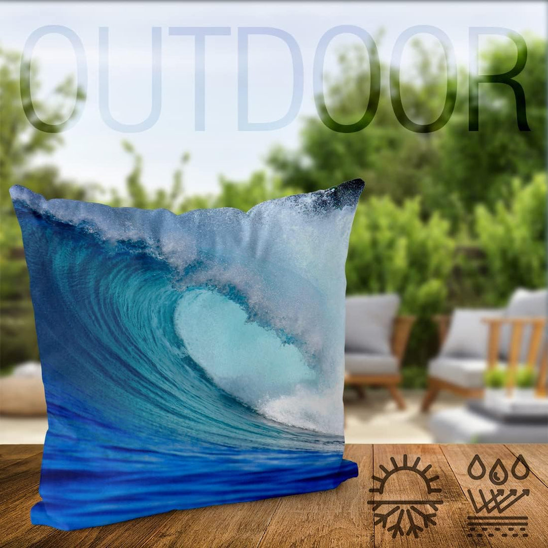 VOID Riesenwelle Kissenbezug Kissenhülle Sofakissen Kissen Deko Outdoor-Kissen Dekokissen, Kissen Gr
