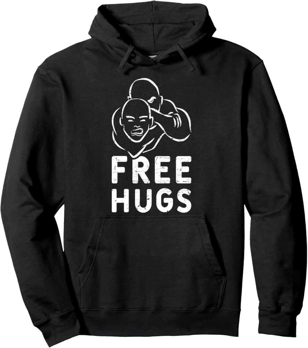 Free Hugs Lustiges Judo Jiu-Jitsu MMA Kampfsport Kämpfer Pullover Hoodie
