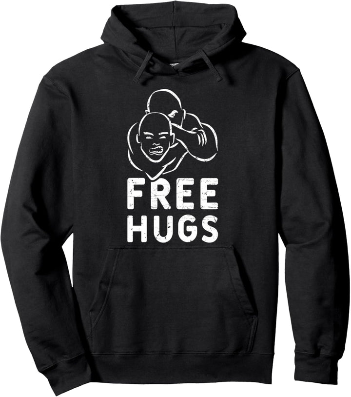 Free Hugs Lustiges Judo Jiu-Jitsu MMA Kampfsport Kämpfer Pullover Hoodie