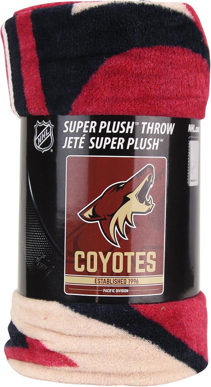 Northwest NHL Chicago Blackhawks Unisex-Erwachsene Micro Raschel Überwurfdecke, 116,8 x 152,4 cm, Br