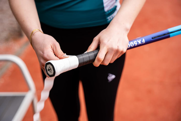 Dunlop Viper Dry Griffband – Offizielles Tennis Overgrip der ATP Tour 30er-Rolle Weiss, 30er-Rolle W